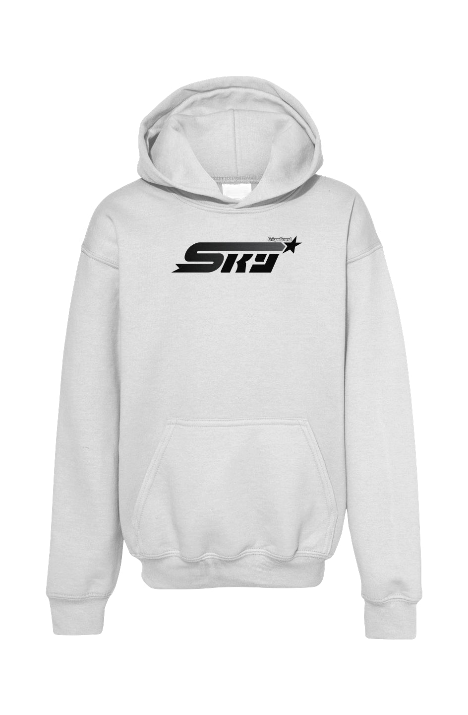 Kids Unisex Hoodie- White