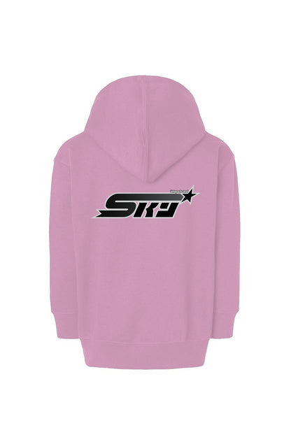 Kids Full-Zip Fleece Hoodie - Pink