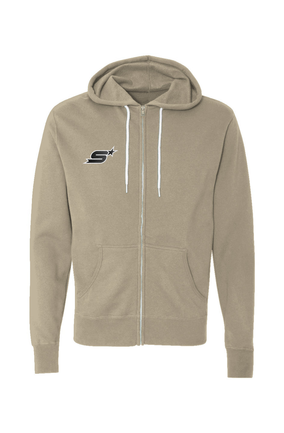 Unisex Lightweight Full-Zip Hoodie