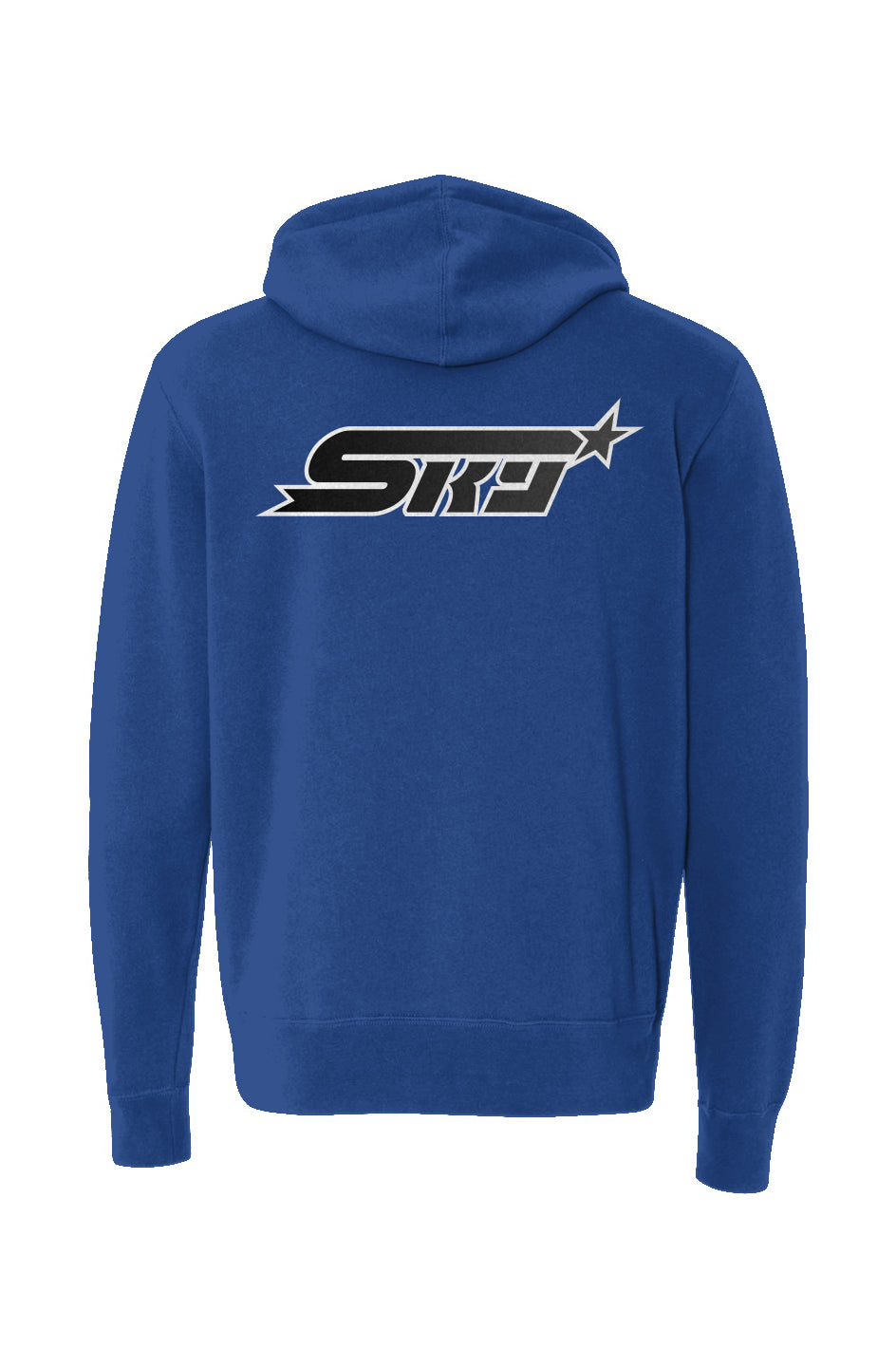 Unisex Lightweight Zip-Hoodie - Blue